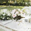 Декоративные цветы, искусственный цветок, искусственный букет, обеденный стол, свадебная сцена, реквизит, центральная часть, уличный декор