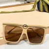 Oversized Sunglasses for women beach outdoor personalized sunglasses Luxury designerlady large frame glasses 0733