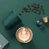 Water Bottles 80ml Double Wall Stainless Steel Espresso Cup Insulation Nespresso Pixie Coffee Cup Capsule Shape Cute Thermo Cup Coffee Mugs 231114
