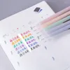 Penne gel da 0,5 mm Scrub trasparente Penna per acquerello Scrittura neutra Libro manuale per ufficio scolastico Forniture di cancelleria a colori