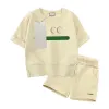 3 estilos de luxo logotipo conjuntos roupas crianças ternos menina menino roupas verão moda bebê conjuntos designer chlidren esporte ternos CSG2311152-5