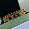 klavertje vier armband natuurlijke schelp edelsteen verguld 18K ontwerper voor vrouw T0P hoogste teller geavanceerde materialen klassieke stijl verjaardagscadeau 021