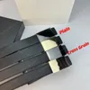 Skórzany pasek projektant pasa mody Klucz oryginalny pasek skórzany szerokość 40 mm błyszcząca wiadro męska Pasek Włochy