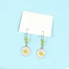 Boucles d'oreilles à tige 1 paire de marguerites mignonnes pour bijoux filles et dames 5 2023