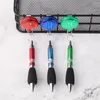 1Pc Anti-Lost Ballpoint With Ring Pens Carabiner Buckle Metal Ball-Point Pen Creative Climbing Writing Tool School Office