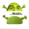 Boinas uni clava monstro shrek chapéu halloween bonnet manue feito chapéus de malha de inverno festas engraçadas grãos gentilez