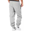 Calças dos homens de fitness esporte bolso sweatpants jogging solto ginásio treino corredores correndo calças casuais cordão 231114