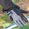 Cycling Gloves ROCKBROS Winter Bicycle Gloves Touch Screen Thermal Fleece Climbing Skiing Bike Gloves Men Women Windproof Warm Cycling Gloves 231114