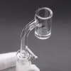 Hot Seling 14mm quartz enail domeless nails fit 20mm coil with male female 90° joint quart banger nail for oil rigs glass bongs 12 LL