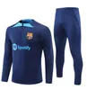 Tute da uomo 23 24 TUTA Barcellona barca calcio uomo SET ragazzi adulti LEWANDOWSKI PEDRI TRAINING SUIT 2024 Tuta da allenamento Barcellona tute outfit