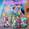 Jouets lumineux en peluche chat enregistrable poupée colorée cadeau jouets en peluche avec lumière LED doux Kitty enfants jouet pour filles animaux en peluche oreillers enfants 231114