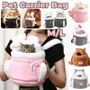 Caixas de gato Casas de viagem ao ar livre Chihuahua Cachorrinho Cachorro Bacpack Inverno Quente Pelúcia Animais de Estimação Bolsa de transporte para pequenos 612kg Loadbearing 231114