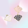 Bulk 120PCSLOT Enamel Diamond Charm Pendant For Bracelet necklace 1515mm In Black Pink White colors1779598