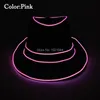 Party Hats Luminous Hat Gentleman Performance jazz Hat LED Glow Top cap Party Gift Birthday Wedding Costume Christmas Halloween Supplies 231114