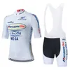 Cykeltröja sätter sommar fluorescerande grönt team set cykel mtb ropa ciclismo mäns korta ärm cykeltröjor maillot kläder 231114