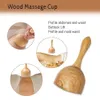 Massaggiatore per tutto il corpo Strumento per massaggio con terapia del legno Set in legno Roller Stick e kit per maderoterapia modellante Gua Sha Drenaggio linfatico 231115
