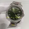 10 Style Men's Expensive Watch 904L Steel Mens 40mm 228238 Date Green Dial Fluted Bezel 228239 Stainless Steel Bracelet NF V12 Yellow Gold Cal.3255 Everose Watches