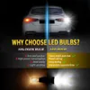 NY 2X BAY15D 1157 BA15S 1156 P21W LED 6000K 3030SMD 9SMD 12V Super Bright LED -glödlampa Bilsignal Ljus svans Bromsparkeringslampor