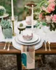 テーブルナプキン4pcs花の葉の階段中世の正方形50cmパーティーウェディングデコレーションクロスキッチンディナー