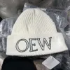 Loewee gorro designer de alta qualidade chapéu de lã de luxo inverno masculino e feminino moda malha chapéus outono boné de lã unisex quente crânio chapéu