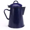 Coffee Pots Pot Enamel Kettle High Quality Hand Tea Water Teapot Vintage Home Decor Brewing over Stove and Fire 230414