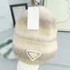 Groothandel wolgradiënt beanie hoed All-matching gebreide hoed Warm Fashion Tide Hat Ooorbescherming Koreaanse stijl heren- en dameswollen hoeden