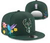 Bucks Ball Caps Casquette 2023-24 unisex mode katoenen baseball cap snapback hoed mannen vrouwen zonnehoed borduurwerk lente zomer cap groothandel a7