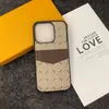 Ontwerper lederen standaard kaartzak telefoonhoesjes voor iPhone 15 14 13 12 11 Pro Max Hi Quality portemonnee 18 17 16 15pro 14pro 13pro 12pro 11pro X Xs 7 8 plus hoesje met logodoos