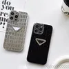 Дизайнерский телефон Case Fashion Triangle P для iPhone 14 13 12 11 11 Pro Max 14pro 13pro 12promax XR XS 7 8 плюс Bling Metal Mobile Pllate Mobile Bumper