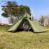 Çadırlar ve Barınaklar 3-4 Kişi Ultralight Açık Kamp Teepee Piramit Çadır Büyük Rodss Çadır Backpacking Yürüyüş Çadırları Sığınakları Q231117