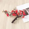 Decorative Flowers Artificial Cherry Winter Plum Blossom Silk Wedding Supplies Home Living Room DIY Table Decoration