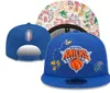 New York''knicks''ball Caps 2023-24 Moda Unissex Algodão Beisebol Snapback Homens Mulheres Chapéu de Sol Bordado Primavera Verão Cap Atacado A6