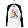 Męskie koszule T -Black Trime Baseball długie rękawowe koszulka Unisex Ostatnia Airbender Zuko Firebender Printed Tee