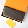 7A Kvalitetsdesigner Wallet Brown Old Flower Flip Coin Purse Buckle Card Bag med bakficka