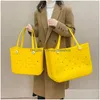 Opbergzakken Bogg Bag Sile Beach Custom Tote Fashion Eva Plastic Dames Zomer Drop Delivery Home Garden Housekee Organization Dhtov