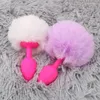 Brinquedos anais IKOKY Plug Hairy Rabbit Tail Sexo para Casais Mulheres Brinquedo Erótico Tapon Butt Acessórios 231114