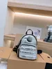 Mochila nova de algodão para outono e inverno, bolsa pequena para livro com rosto brilhante, versátil e fofa