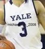 Mich28 Yale College Basketball Jersey Personalizado 00 Jalen Gabbidon 1 Eze Dike 2 Eric Monroe 5 Azar Swain Homens Mulheres Juventude Costurada