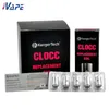 Kange Clocc Coil Head 0.5OHM 1.0OHM SS316L CLTANK ATOMIZER DRIPBOX 160キットコイル用コイル