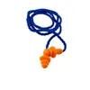 Authentic Soft Silicone Corded Ear Plugs with Rope Noise Reduction Christmas Tree Earplugs Protective Earmuffs BJ