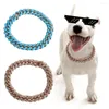Hundehalsbänder, schöne Halskette, mehrere Farben, lange Lebensdauer, glänzende Katzen-Halskettenschlaufe