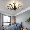 Pendelleuchten Moderne Kristallleuchter Beleuchtung Schwarze Deckenleuchte Für Wohnzimmer Schlafzimmer Küche Indoor Home Decor Fixture LED