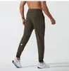 LL Heren Jogger Lange Broek Sport Yoga Outfit Sneldrogend Trekkoord Gym Zakken Zweetbroek Casual elastische taille fitness25ess