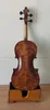 4/4 Size Violin Solid Flamed Maple Back Spruce Top Hand Carved Nice Sound K3169