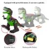 ElectricRC Animals Remote Control Dinosaurs Electric Robot Sound Light Toy Excavation Jurassic Animals T Rex Educational Toys for Children Boys 231115