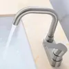 Badezimmer-Waschtischarmaturen Wasserhahn Wasserhahn Beckenzubehör Einhand-Keramikventil für die Küche