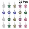 Colliers de chien 20 forme pendentifs alliage bijoux à breloques trouver pour collier à faire soi-même fabrication de bracelet ( )