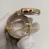 3 ألوان سيدات مع أوراق مربع الساعات النساء الكوارتز الاتصال الأسود الماس الماس توبوغاس Serpenti 101911 فستان غير رسمي 18 كيلو روز الذهب سوار المرأة