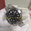 3 Color With Box Cal.8800 Movement Watch Real Photo Mens 42mm Black Dial Ceramic Bezel 300M Stainless Steel Bracelet Professional 007 Sport Automatic Watches