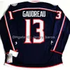 SL Johnny Gaudreau Hockey Jersey Blue Jackets Boone Jenner Zach Werenski Patrik Laine Rick Nash Sean Kuraly Ivan Provorov Kent Johnson Jack